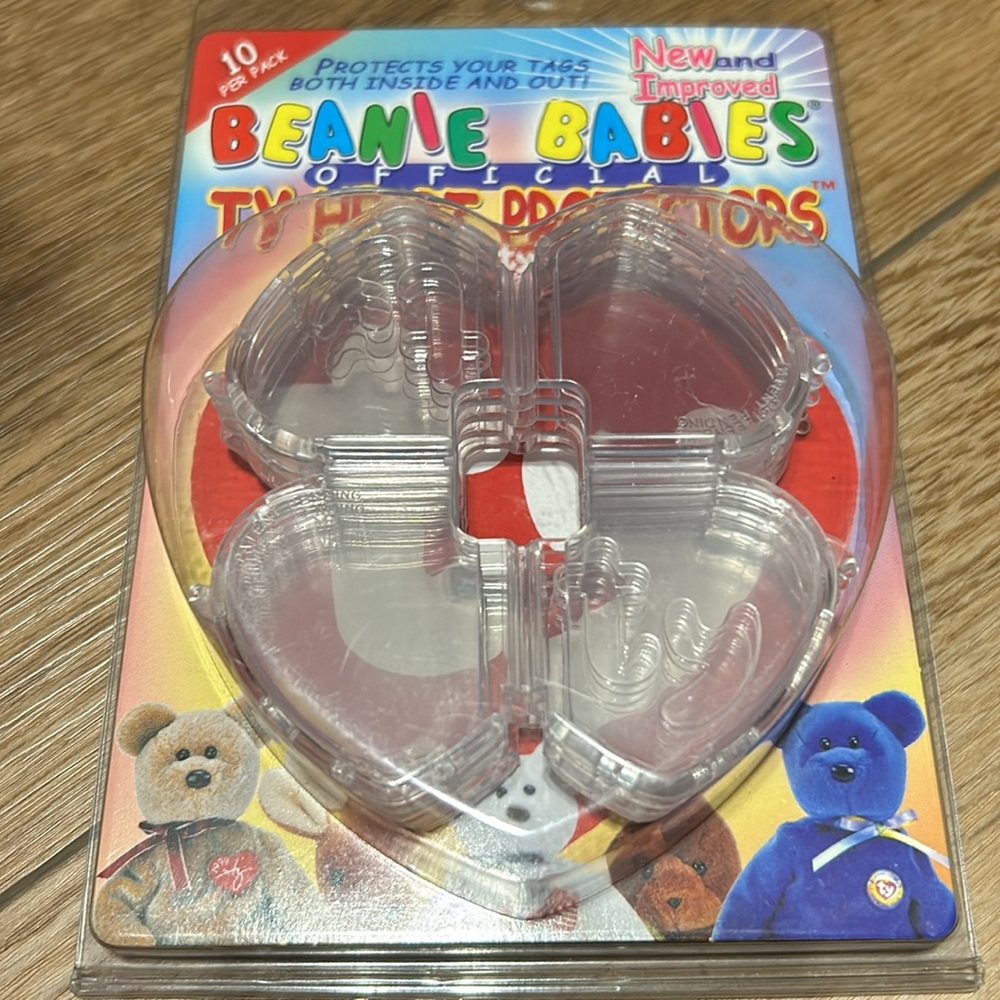 Beanie Babies official TY heart protectors